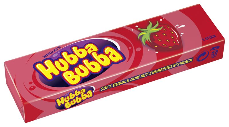 Wr Hubba Bubba Fraise 35g
