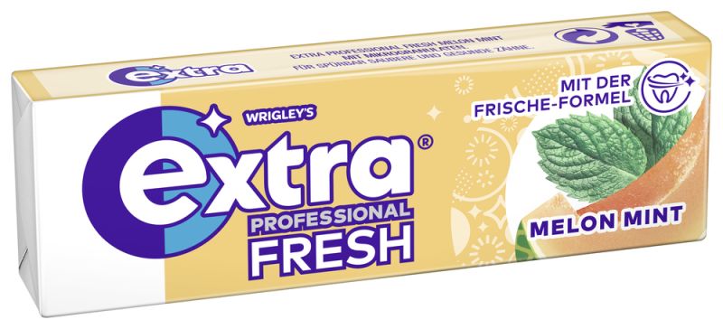 Wr Extra Prof. Paquet individuel de 10 pastilles fraîches au melon et à la menthe