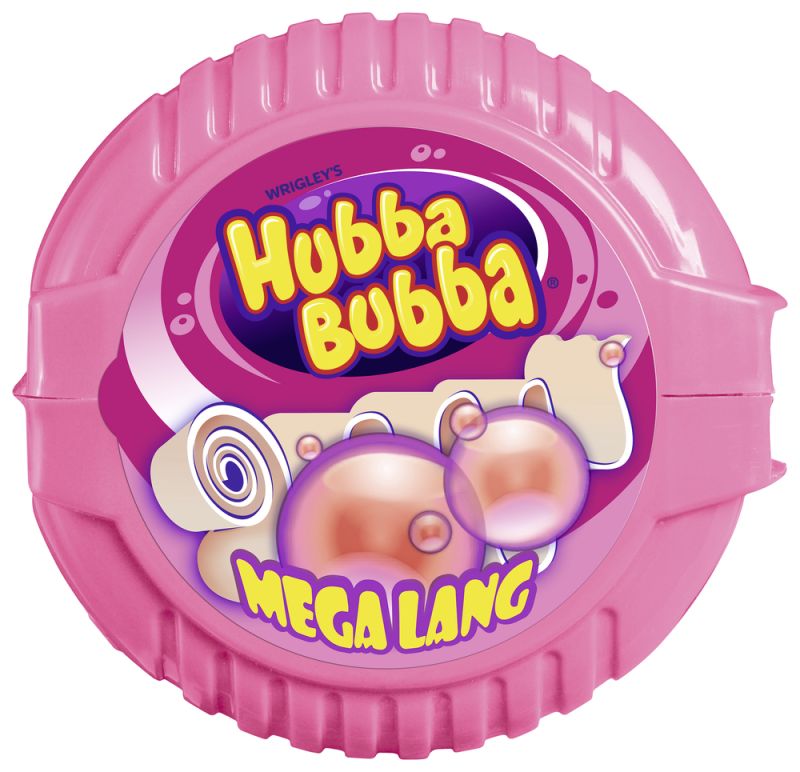 Ruban adhésif à bulles Wr Hubba Bubba Fruits fantaisie 56g