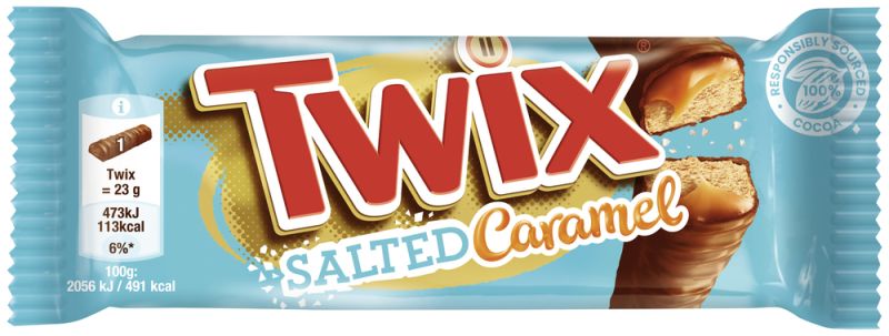 Twix Salted Caramel single bar 46g