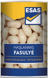 Haricots blancs cuits ESAS, 1/2 boîte de 400 g