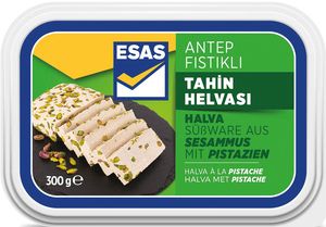 Halva ESAS, confiserie à base de pâte de sésame et de pistaches, 300 g