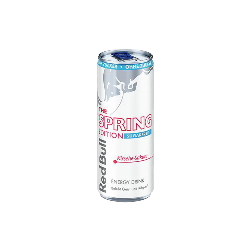 Red Bull Spring Cherry Blossom sugarfree 250 ml can