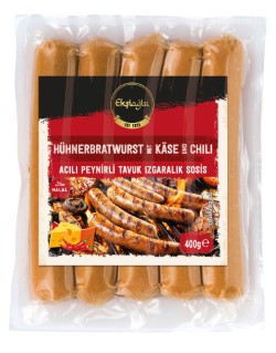 Saucisse de poulet au fromage et au piment Eksioglu Sosis 400g