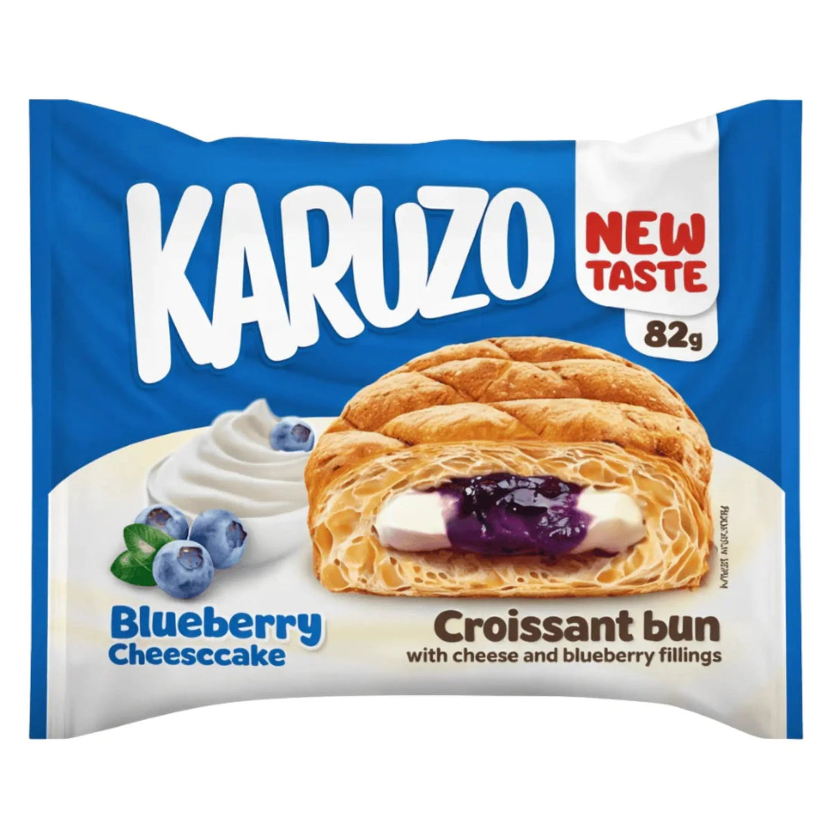 Karuzo Croissant Blueberry 24 x 82g