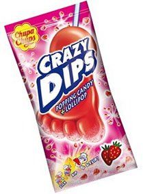 Chupa Chups ST Crazy Dips Erdbeer