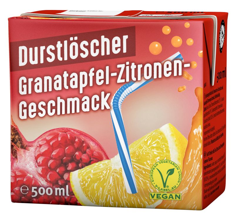 Durstl.Granatapfel-Zitrone Tetra 0,5l