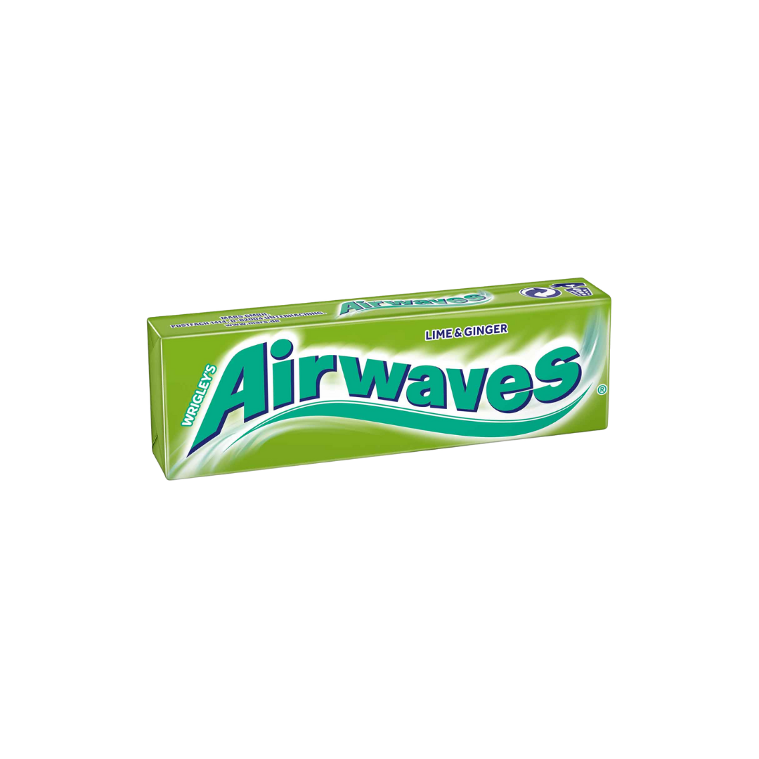 Airwaves Single Dragees Lime &amp; Ginger 10 pieces