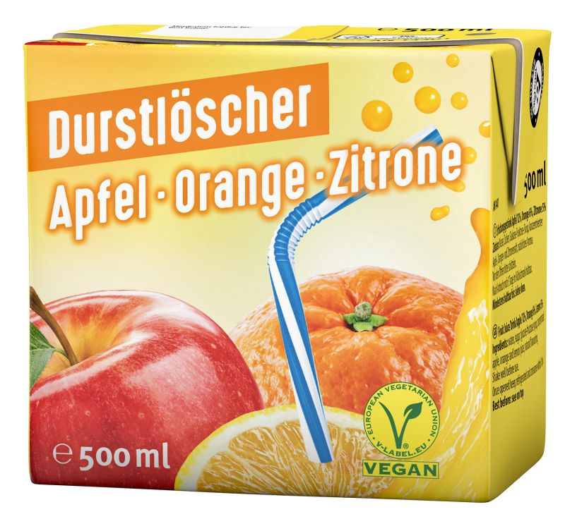 Durstl.Apfel-Orange-Zitrone Tetra 0,5l