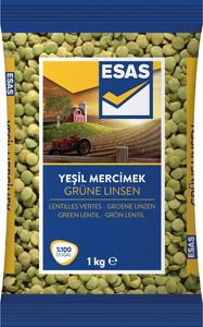 ESAS Lentilles Vertes (Yesil Mercimek) 1kg
