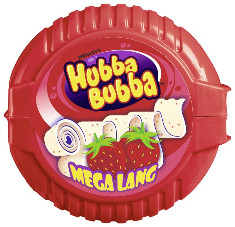 Wr Hubba Bubba Bulle Tape Strawberry 56g