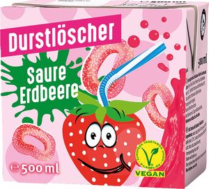 Durstl. saure Erdbeere Tetra 0,5l