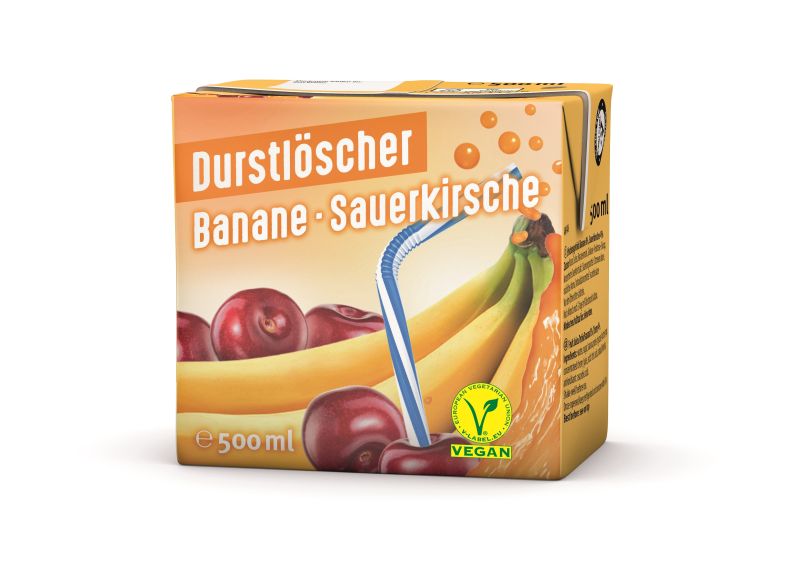 Durstl. Banane-Cerise Tetra 0,5 l