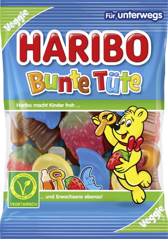 Haribo 100g Bunte Tüte Veggie