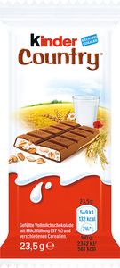 Barre Ferrero Kinder Country individuelle de 23,5 g
