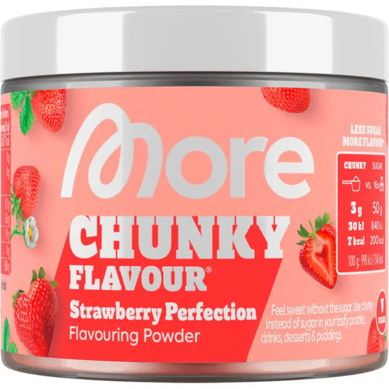 More Chunky Flavour 90g Strawberry Perf.