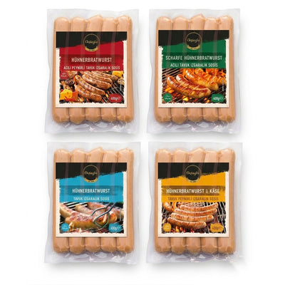 Eksioglu Sosis - Hühnerbratwurst Mix Bundle – 4 Sorten
