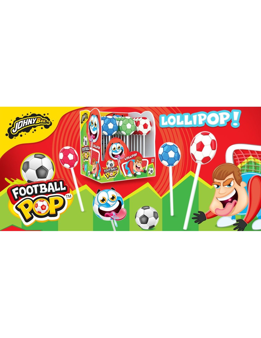 Johny Bee Football Pop 25g