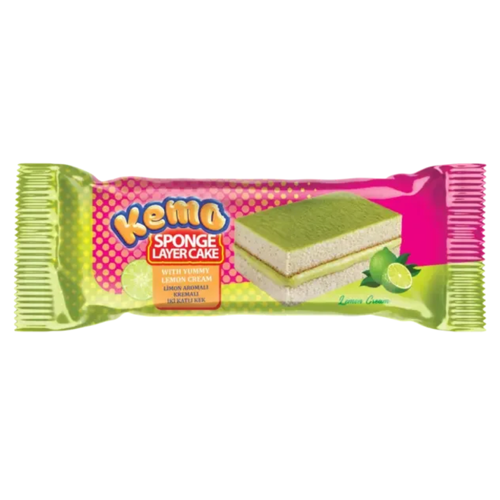 Kemo Sponge Layer Cake - Lemon Creme 35g